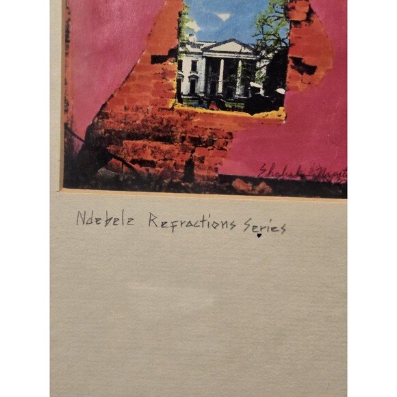 S African Art By Shabaka Napata, Ndebele Tribe, 1993 Rare Find - Picture 7 of 9